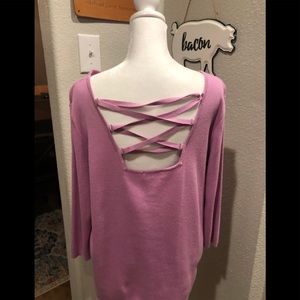 🔴3/$20🔴Karen Scott Sz Lavender Sweater